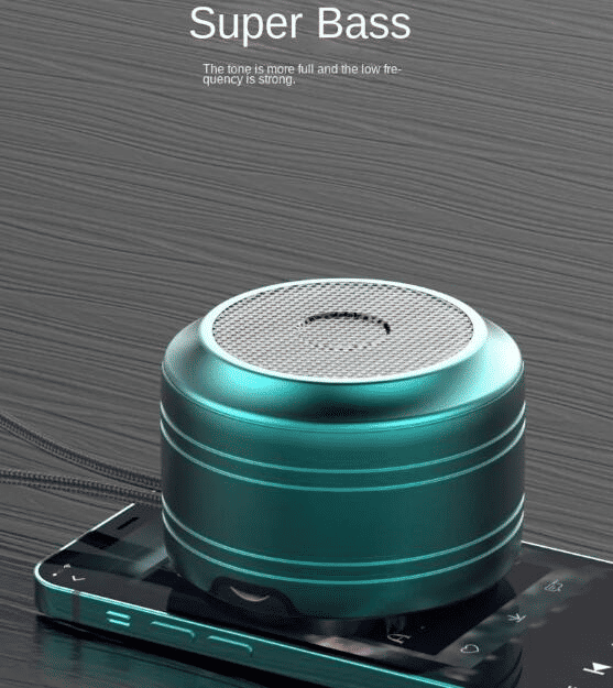 JC A2 Portable Bluetooth Speaker: Super Volume, Wireless, Metal, Call Mic