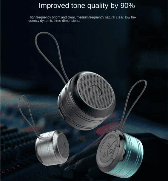 JC A2 Portable Bluetooth Speaker: Super Volume, Wireless, Metal, Call Mic