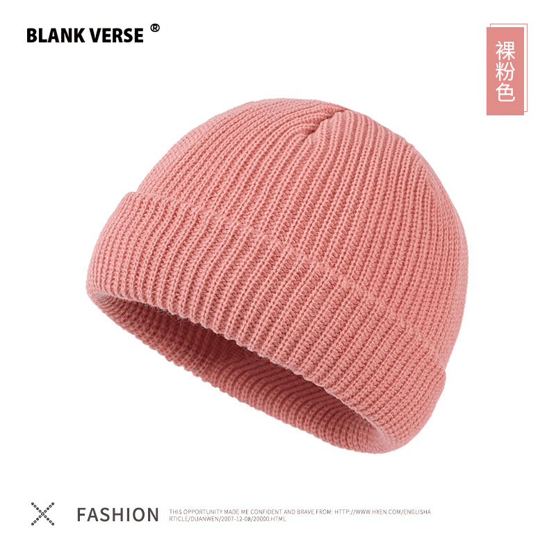 Soft Wool Knitted Winter Beanie Hat - Warm, Elastic, Unisex Skullcap