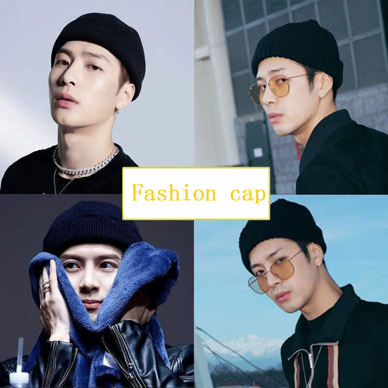 Soft Wool Knitted Winter Beanie Hat - Warm, Elastic, Unisex Skullcap