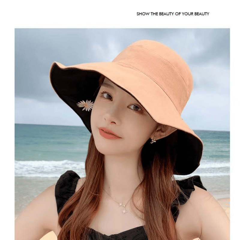 Women's Stylish Cotton Bucket Hat: Ultimate UV Sun Protection for Summer