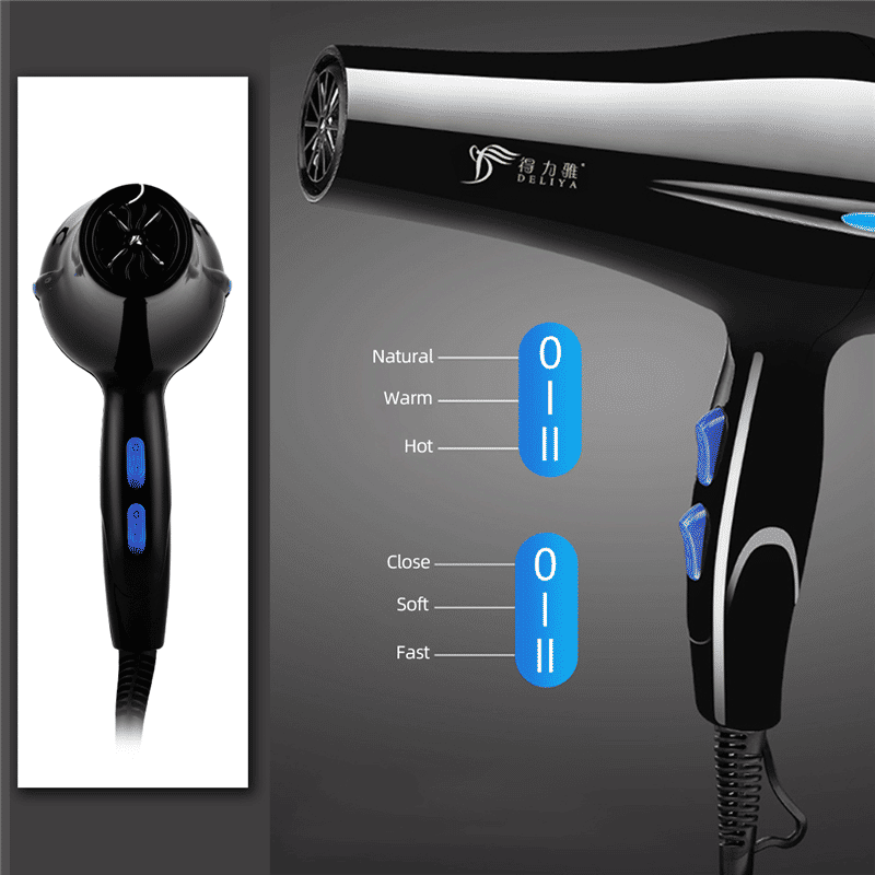2200W Professional Hair Dryer: Adjustable Heat, Cooling, Styling Tool + 7 Gifts