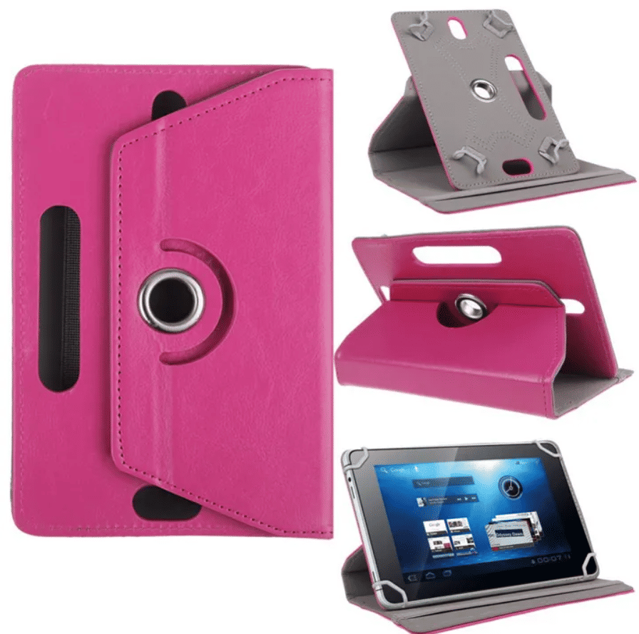 SXCHEN 10-inch Universal Tablet Case: Protective PU Leather 360-Degree Rotating Cover