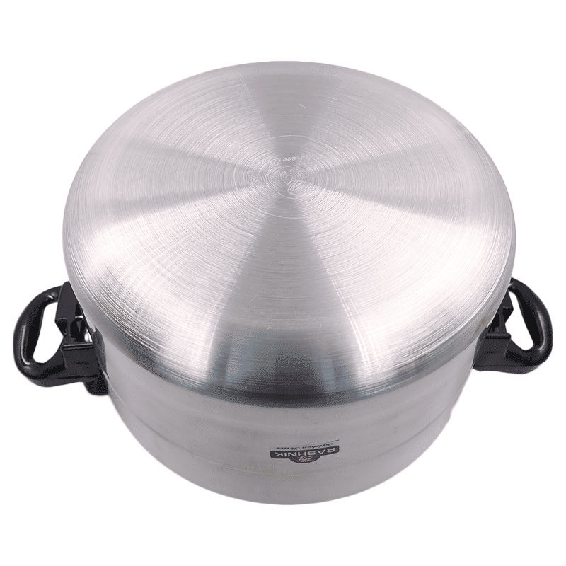 RASHNIK Versatile Aluminum Pressure Cooker & Rice Cooker, Multiple Sizes 5-11L