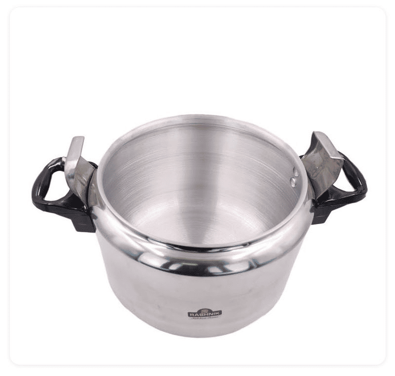 RASHNIK Versatile Aluminum Pressure Cooker & Rice Cooker, Multiple Sizes 5-11L