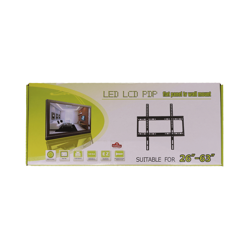 RASHNIK RN-7202 Universal TV Wall Mount Bracket 26-63 Inch Displays