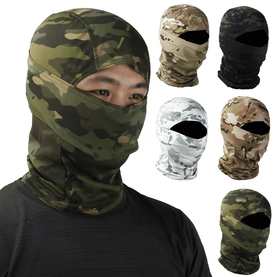 Tactical Camouflage Full Face Balaclava Mask for Outdoor Sports & Hunting