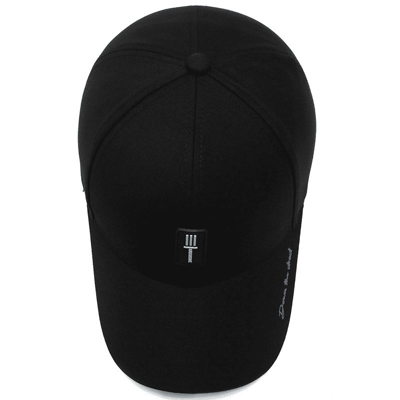 Men's Premium Adjustable Polyester Baseball Cap: Wide Brim, Breathable, Stylish, Outdoor