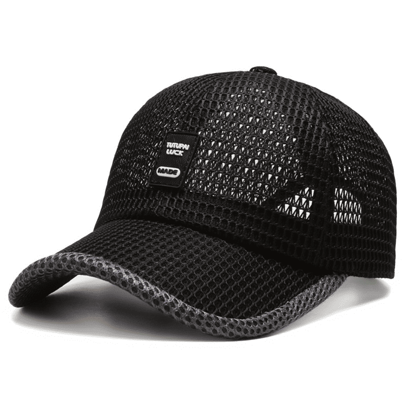 Men's Breathable Mesh Baseball Cap: Summer Dad Hat for Outdoor Fishing