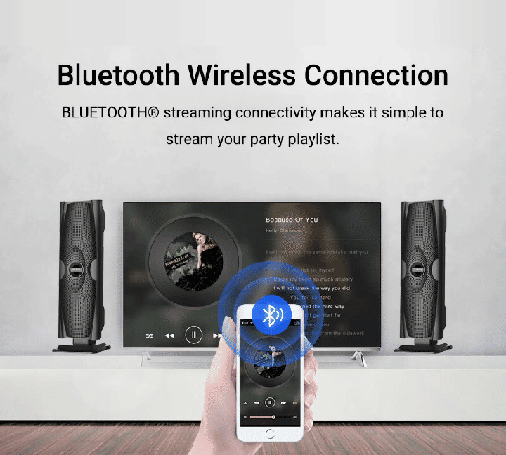 Vitron 3.1CH X-Bass Multimedia Home Theatre System with Bluetooth & Remote Control