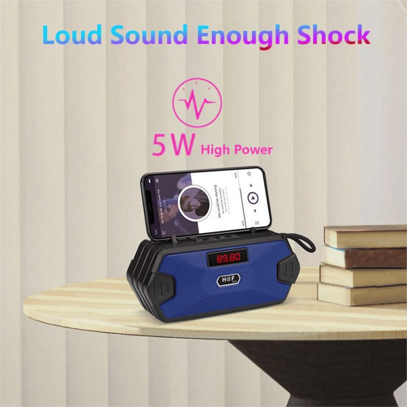 Versatile Portable Bluetooth Speaker: FM Radio, USB, AUX, TF, MP3