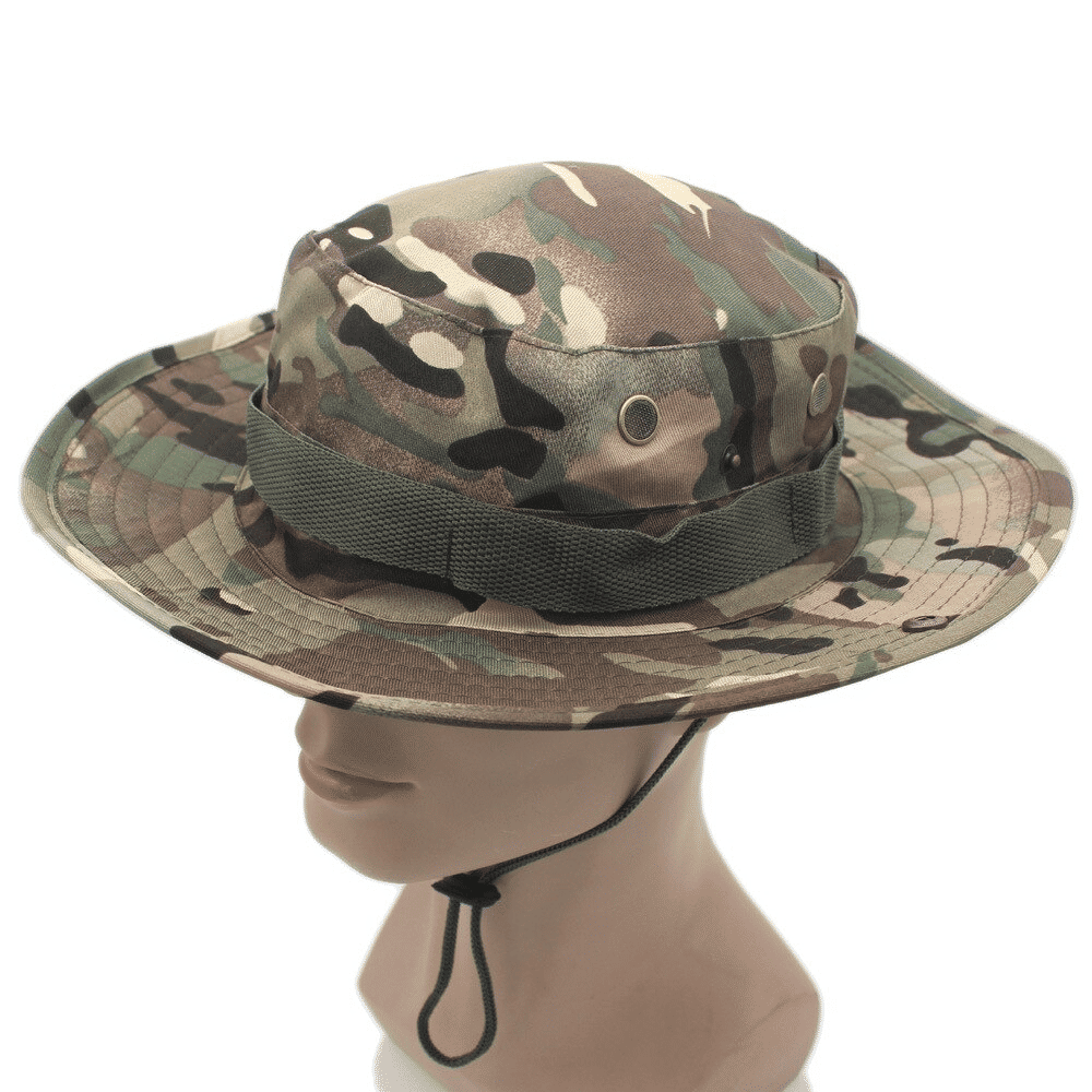 Premium Outdoor Camouflage Bucket Hat - Wide Brim Sun Protection Fishing