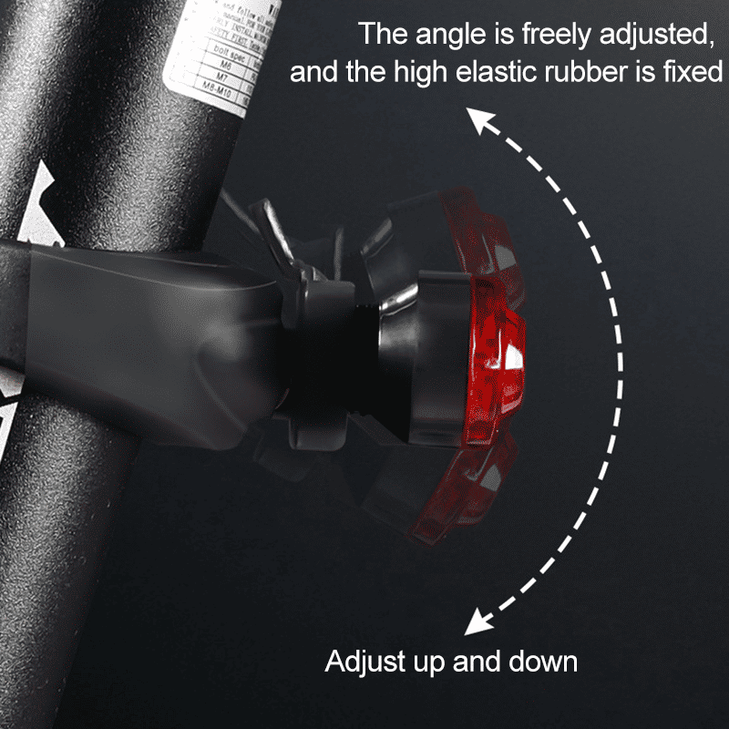 USB Rechargeable Bicycle Headlight Taillight Set - Waterproof LED Cycling Safety Light