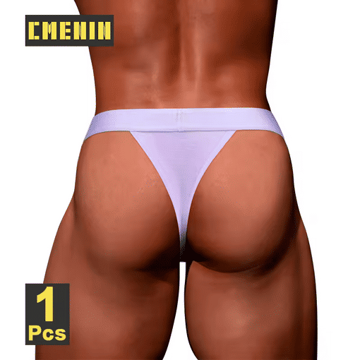 Men's ORLVS Modal Breathable Low-Rise Thong G-String Underwear Sissy Style
