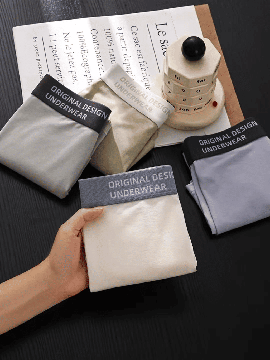 4-Pack Men's Breathable Soft Stretchy Boxer Briefs Shorts for Ultimate Comfort