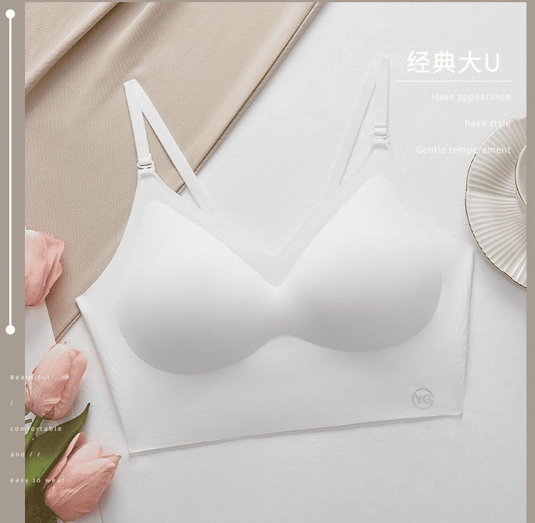 Invisible Deep U Plunge Backless Bra for Dresses with Transparent Straps Push-Up