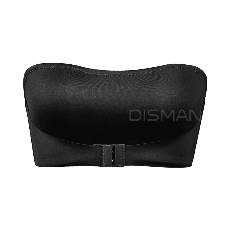 Women's Seamless Strapless Front-Button Wireless Tube Bra No Padding Breathable