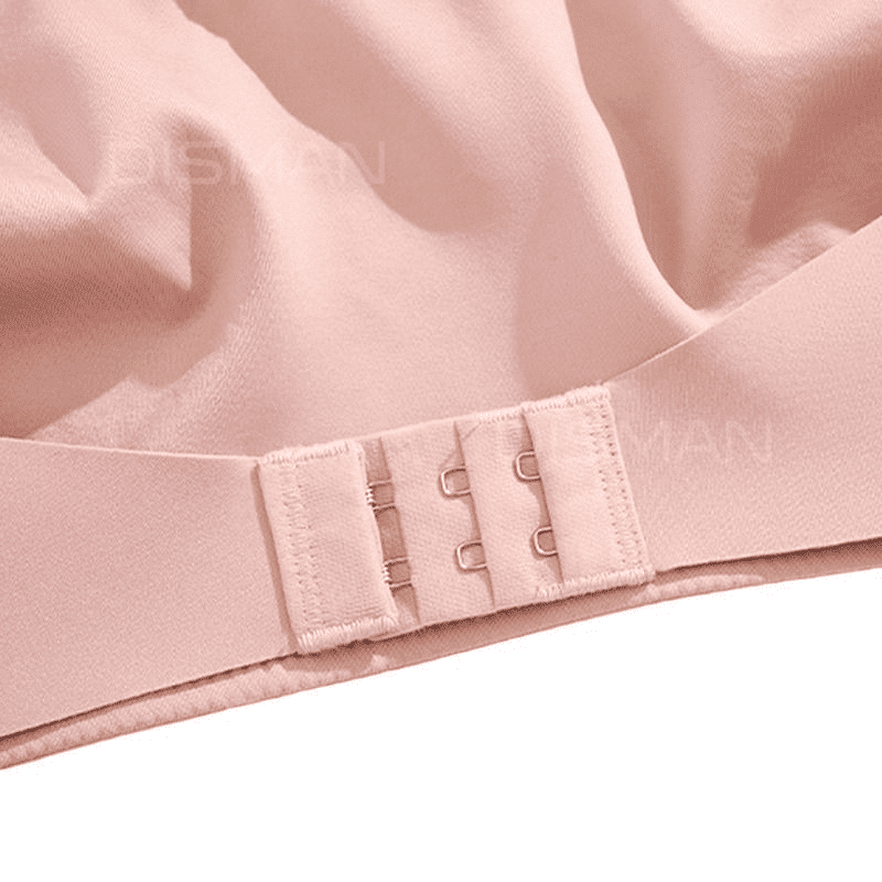 Women's Seamless Strapless Front-Button Wireless Tube Bra No Padding Breathable