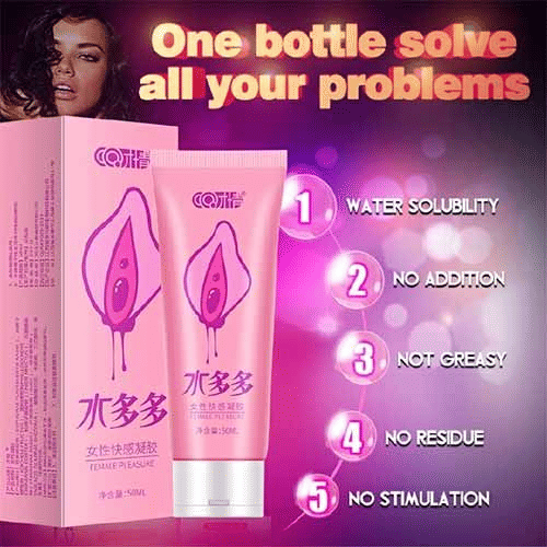Female Orgasm Enhancer Lubricant Gel: Vaginal Tightening, Pleasure Stimulator, 1.69 fl oz