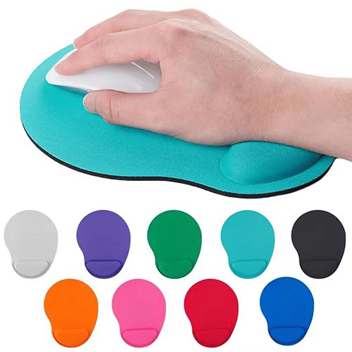 Ergonomic Memory Foam Wrist Rest Mouse Pad for Laptop and Desktop Comfort
