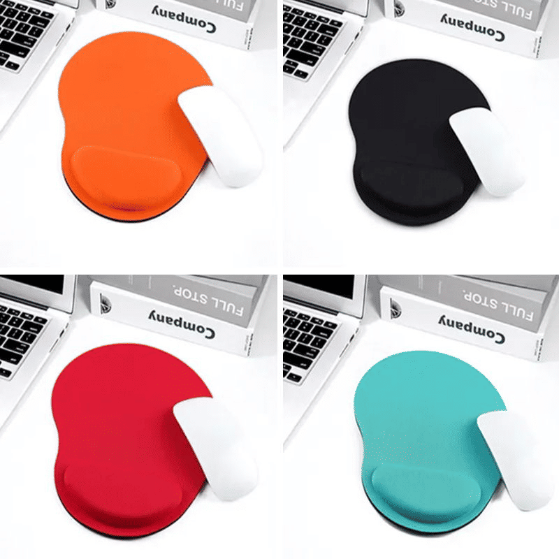 Ergonomic Memory Foam Wrist Rest Mouse Pad for Laptop and Desktop Comfort