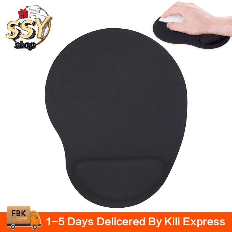 Ergonomic Memory Foam Wrist Rest Mouse Pad for Laptop and Desktop Comfort