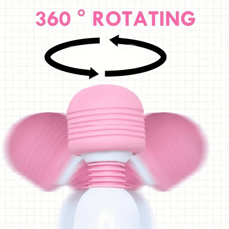 Powerful Rechargeable AV Stick Vibrator for Women with 360° Rotating Function
