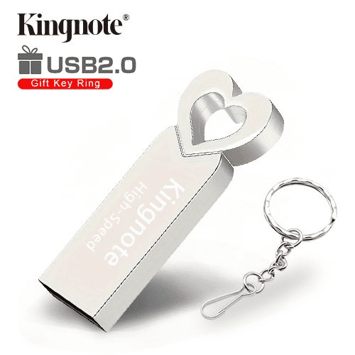 Kingnote High-Speed Metal USB 2.0 Flash Drive with Dual OTG Adapters