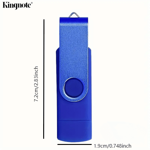 High-Speed USB-C OTG Flash Drive, Dual Connector for Phone & PC, 32GB/64GB