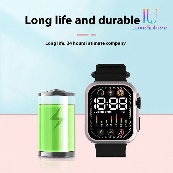 Unisex LED Digital Sports Watch: Colorful Silicone Electronic Wristwatch for Students