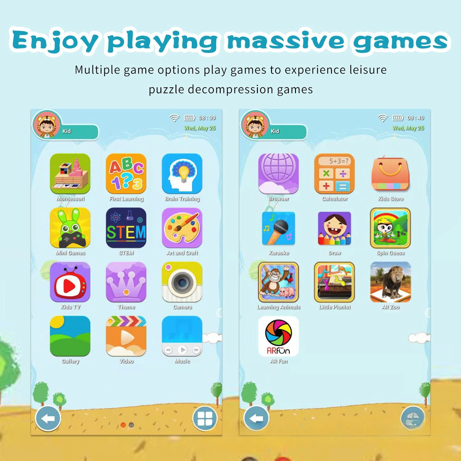 ZPL-Kids 7-inch Android 7 Tablet: 64GB Storage, 4GB RAM, 4000mAh Battery