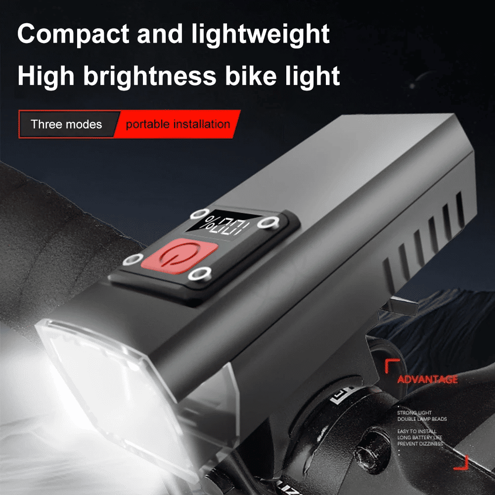 USB Rechargeable Cycling Headlight: Waterproof, High Brightness, Safety Bike Front Lamp