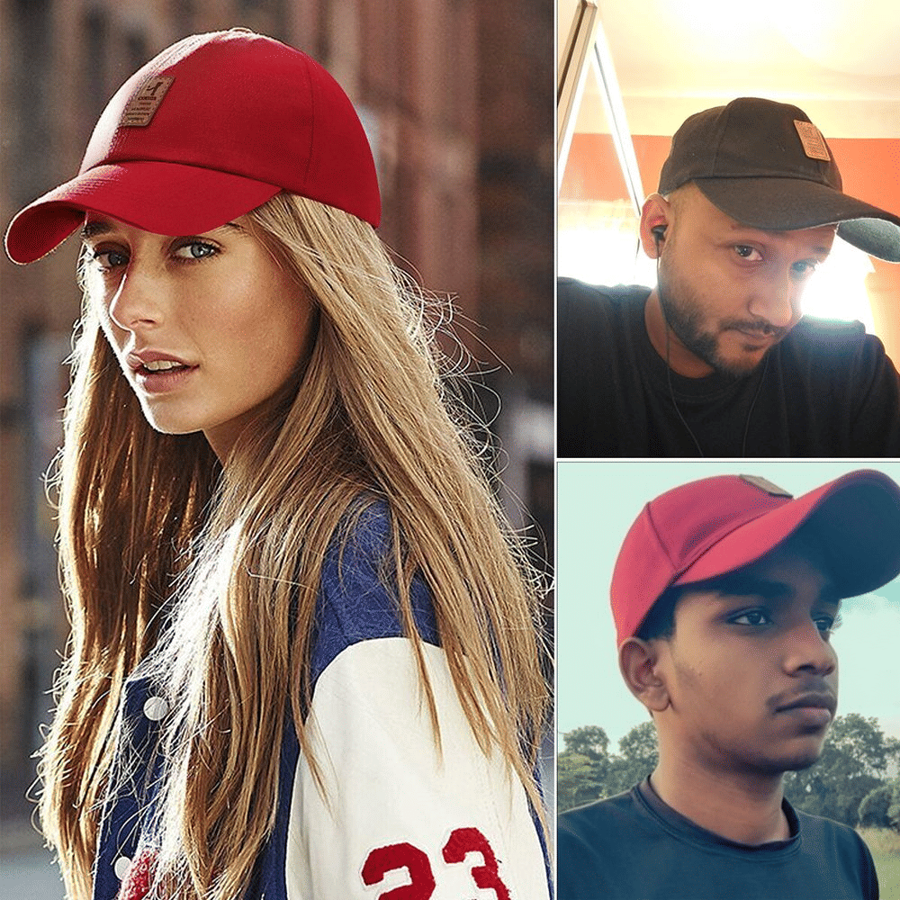 Men's Adjustable Trucker Snapback Baseball Caps 3-Pack Quick-Dry Sunshade