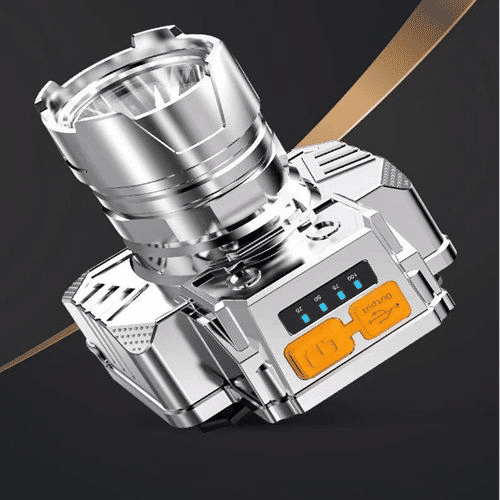 Powerful LED Headlamp: USB Rechargeable, Super Bright for Outdoor & Fishing