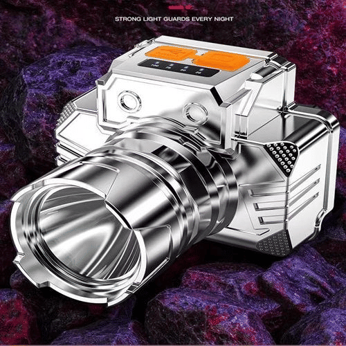 Powerful LED Headlamp: USB Rechargeable, Super Bright for Outdoor & Fishing