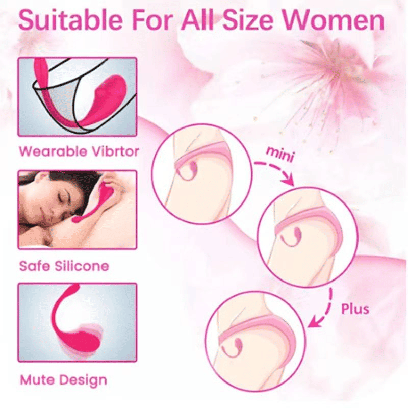 Smart Wearable Wireless Vibrator for Women: APP Control, Ultimate Long Distance Pleasure