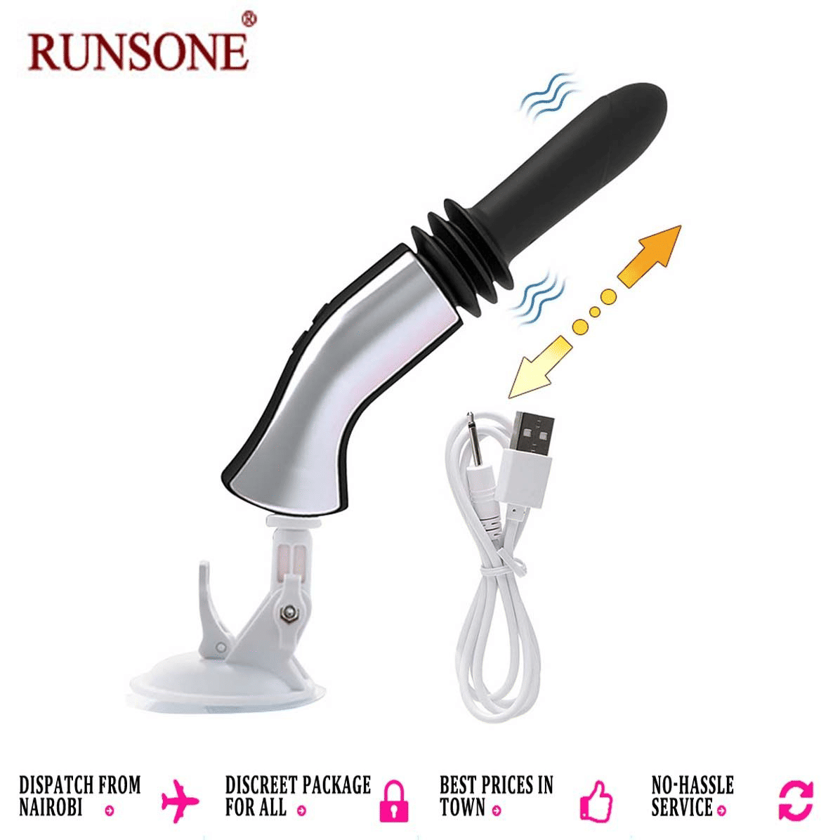 Upgraded Hands-Free Automatic Wireless Vibrator: Smooth G-Spot & Anal Pleasure