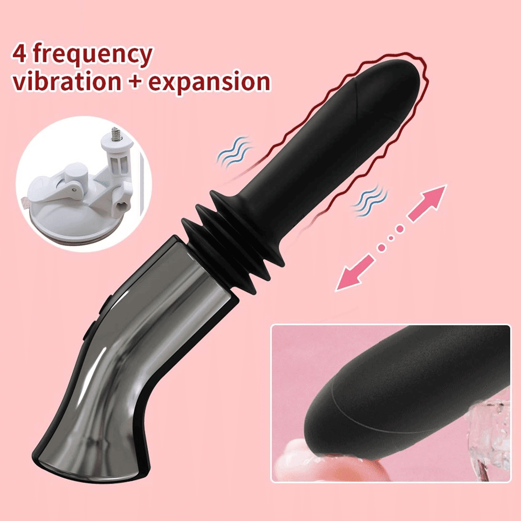 Upgraded Hands-Free Automatic Wireless Vibrator: Smooth G-Spot & Anal Pleasure