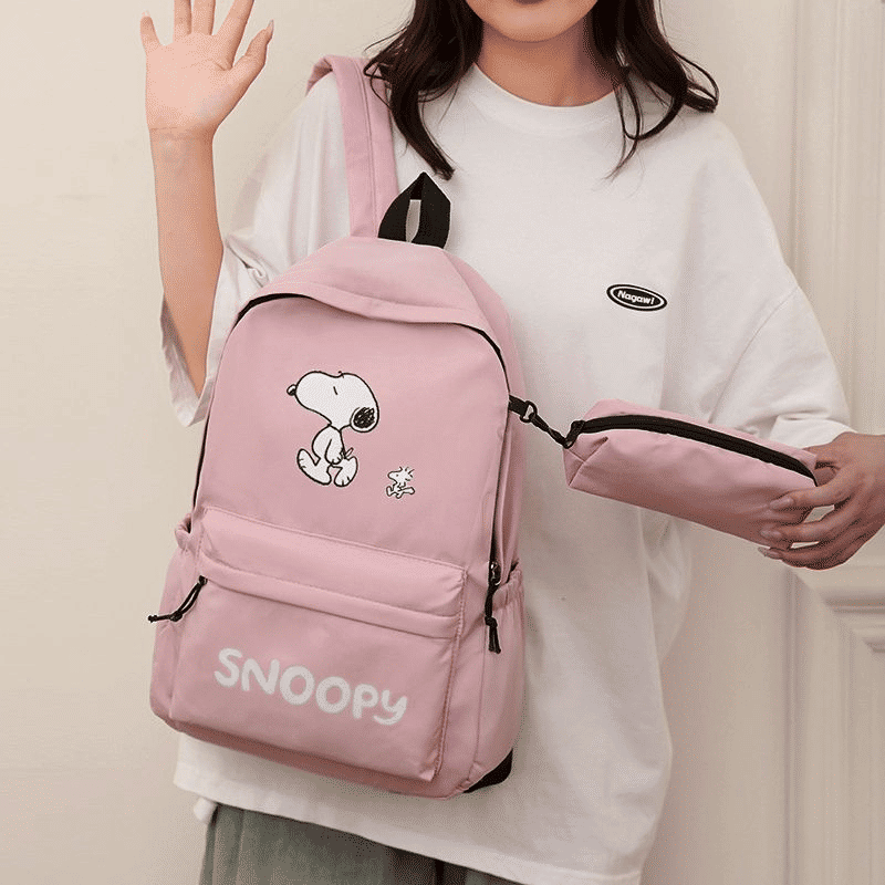 Stylish Women's Laptop Backpack & Small Bag Set - Large Capacity Schoolbag