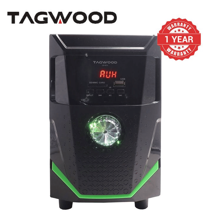Tagwood LS-421L 2.1-Channel Bluetooth Subwoofer Speaker System with FM USB
