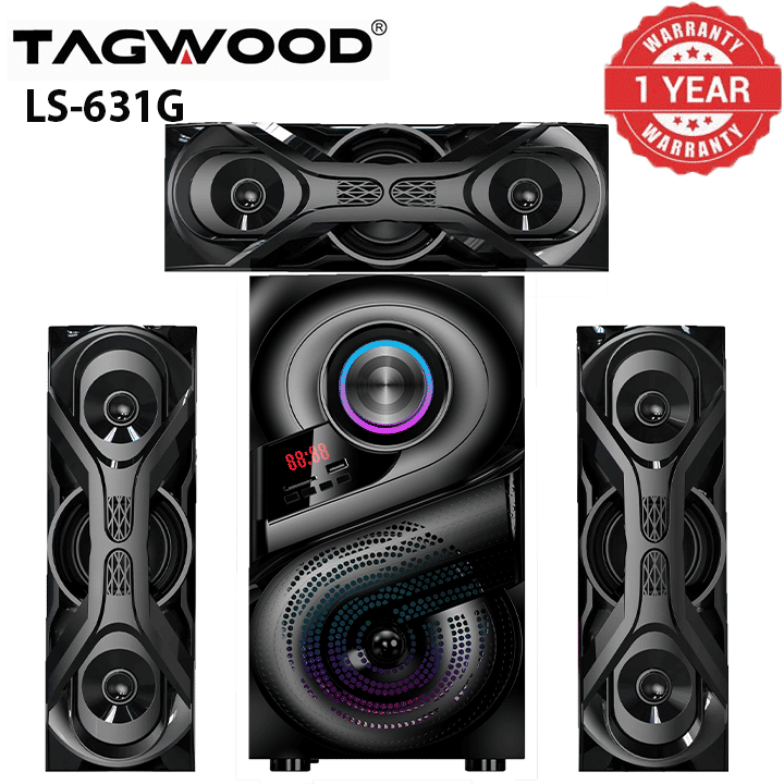 Tagwood 631G 3.1CH Bluetooth Home Theater System with Powerful Subwoofer