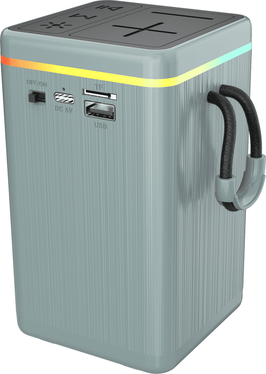 Portable Wireless Bluetooth Speaker RGB Light Subwoofer Stereo Outdoor Bass