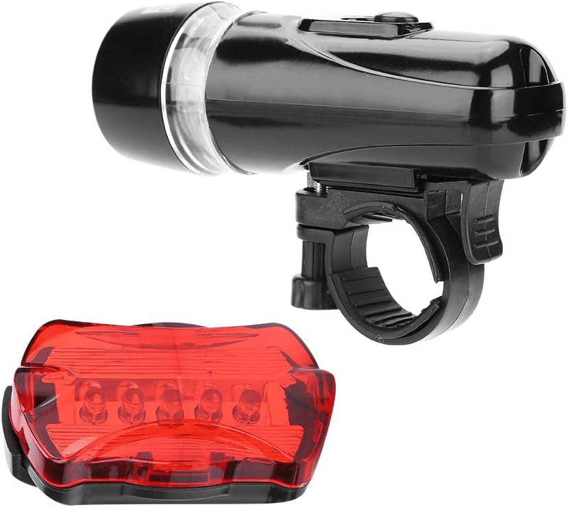 Super Bright LED Bike Headlight & Taillight Set for Road Mountain Bicycle