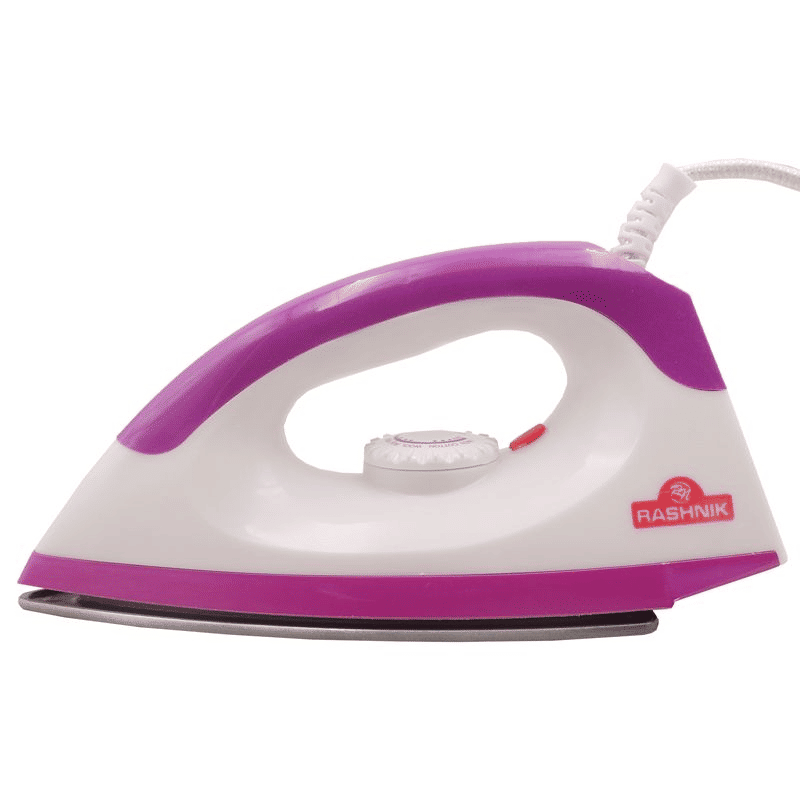 Rashnik RN-701 1200W Electric Dry Iron with Non-stick Coated Soleplate