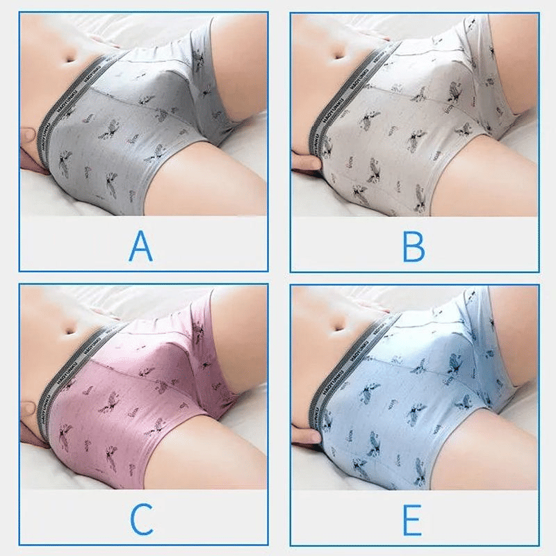 Thor Ice Silk Boxer Briefs 4-Pack Men's Breathable Underwear L-4XL Sizes