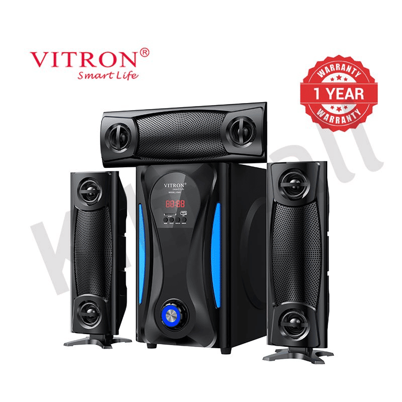 Vitron X-Bass 3.1CH Home Theater System V643 with Bluetooth, USB, FM Radio