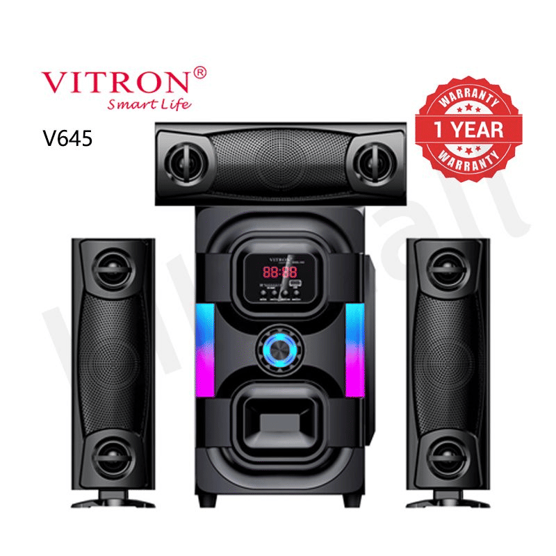 Vitron V645 X-Bass 3.1CH Bluetooth Home Theater System with AC/DC Power