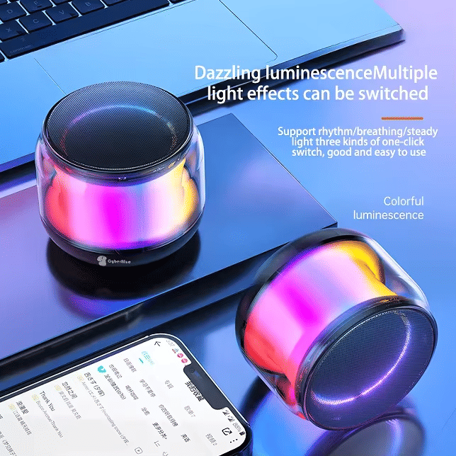 Portable Mini Wireless Stereo Bluetooth Speaker for Music - Compact, Powerful Sound