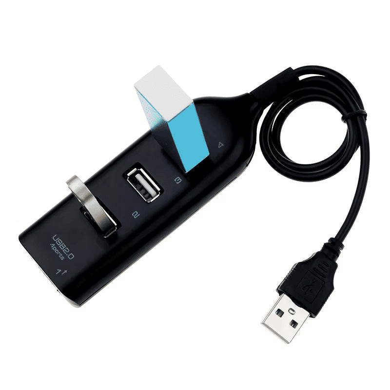 PAFEL 4-Port USB 2.0 Hub Splitter for Desktop Laptop Connectivity