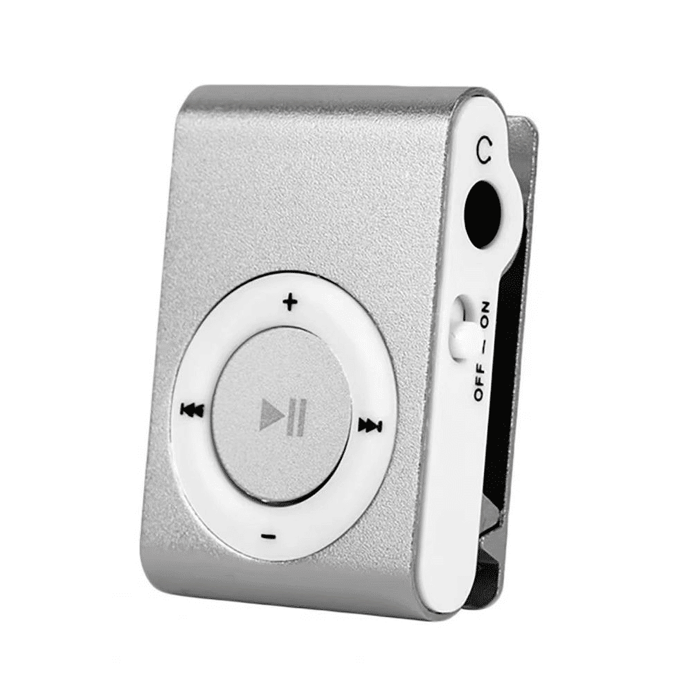 Mini Portable Metal Clip MP3 Player for Sports & Music, Lightweight